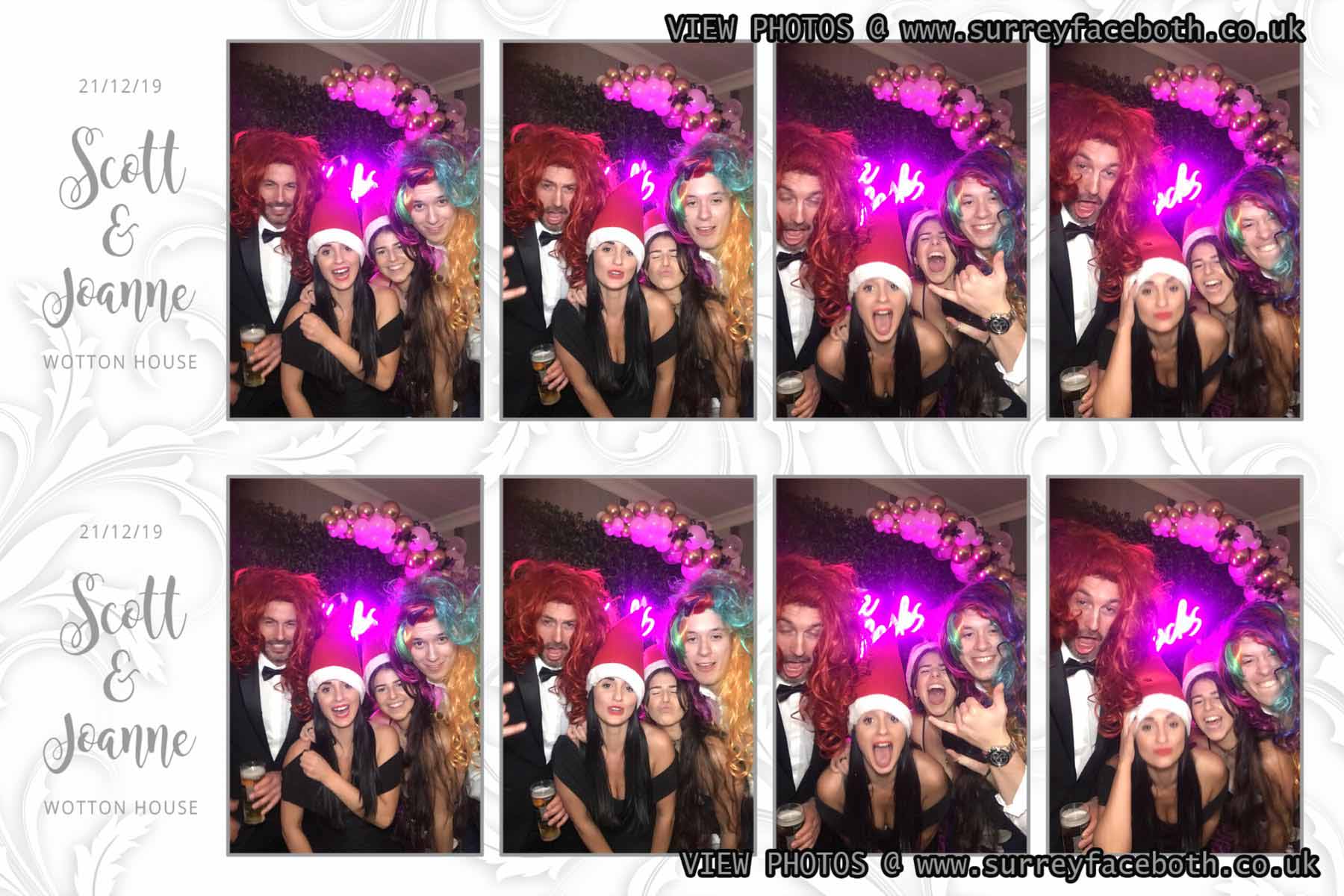 Joanne & Scott's Wedding | View more photos from the event at galleries.surreyfacebooth.co.uk/u/Surrey-FaceBooth/Joanne-Scotts-Wedding